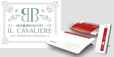 Wi-Fi veloce e stabile per tutti gli ospiti del B&B Il Cavaliere
